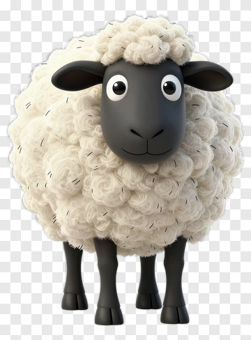 Cartoon Sheep PNG