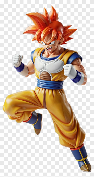 3D Super Saiyan Character PNG