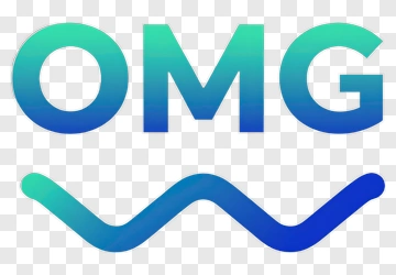 Gradient Omg Text Design PNG