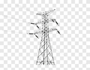 Electric Power Transmission Tower PNG