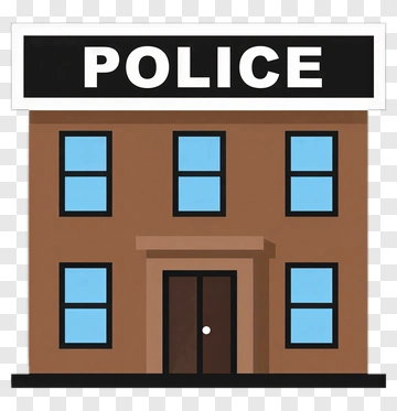 Police Station Building PNG