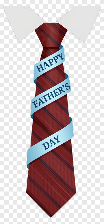 Happy Father's Day Tie PNG
