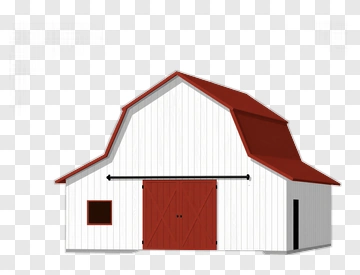 Red Roof Barn PNG