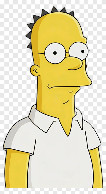 Cartoon Character With Glasses And Spiky Hair PNG