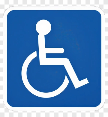 Wheelchair Accessibility Sign PNG