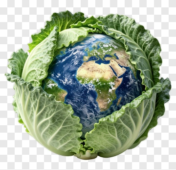 Earth Inside A Cabbage PNG