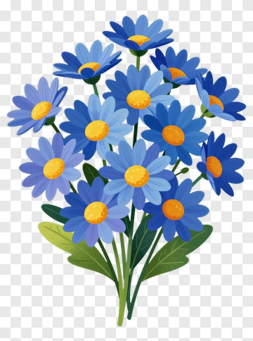 Colorful Flower Bouquet PNG