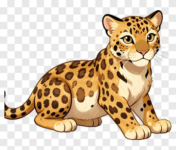 Cartoon Leopard PNG