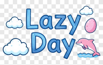 Lazy Day With Dolphin And Clouds PNG