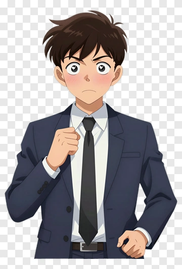 Animated Businessman In Suit PNG