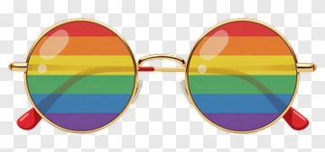 Rainbow Sunglasses PNG