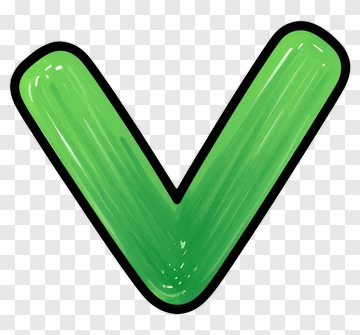 Green V Shape Icon PNG