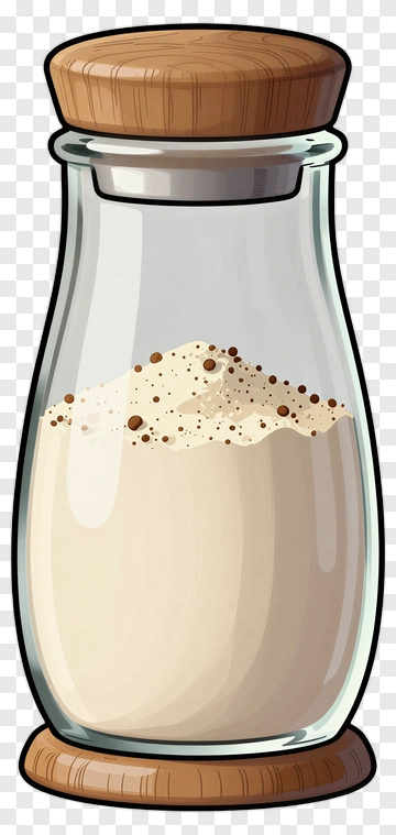 Glass Jar Filled With Sugar PNG