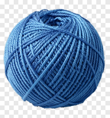 Blue Yarn Ball PNG