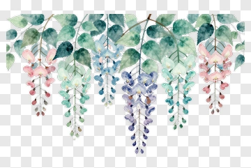 Colorful Watercolor Floral Arrangement PNG