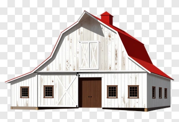 Red Roof Barn PNG