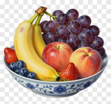 Bowl Of Fresh Fruit PNG