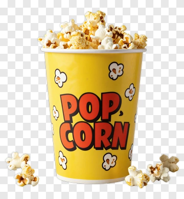 Popcorn Cup With Popcorn PNG