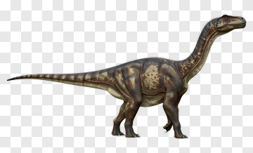 Realistic Dinosaur Standing In Profile PNG