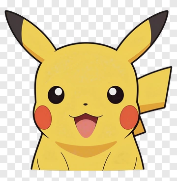 Pikachu Character Illustration PNG