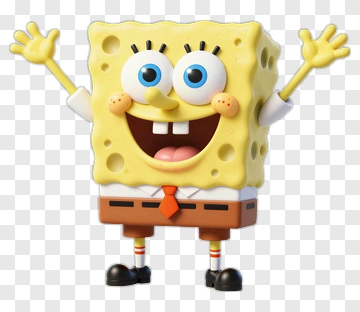 Spongebob Squarepants Smiling And Waving PNG