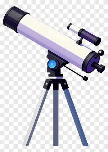 Telescope On A Tripod PNG