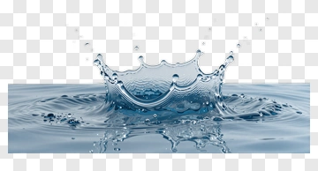 Water Splash With Ripples PNG