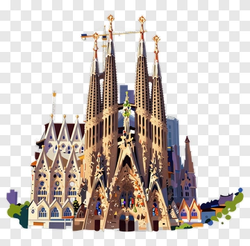 Sagrada Familia Cathedral PNG