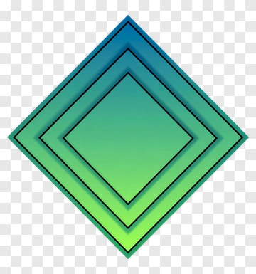 Gradient Diamond Shape PNG