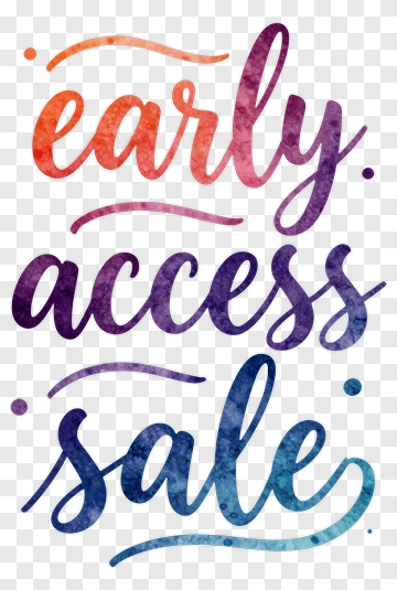 Early Access Sale PNG
