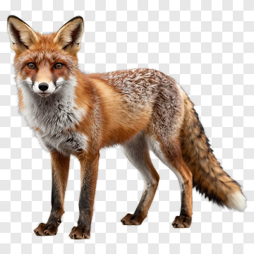 Realistic Red Fox PNG