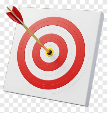 Target Board With Arrow PNG
