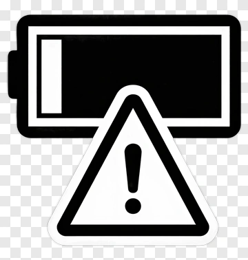 Battery Warning Icon PNG