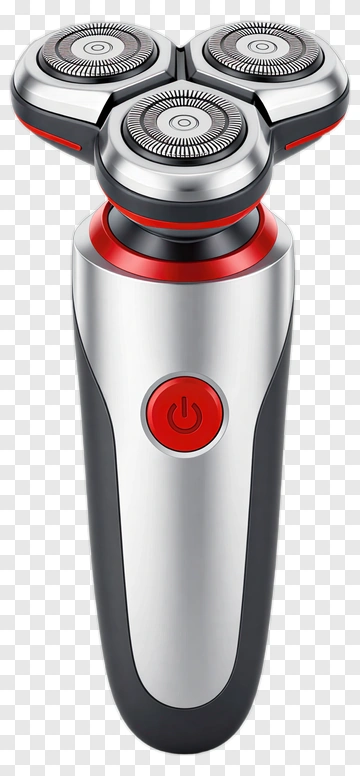 Electric Shaver With Three Blades PNG