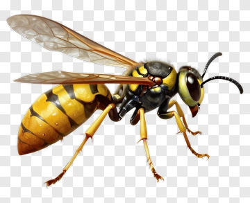 Realistic Honey Bee PNG