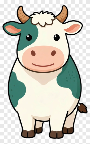 Cartoon Cow PNG