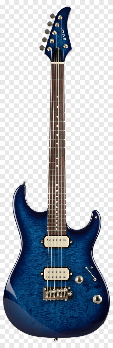 Blue Electric Guitar PNG