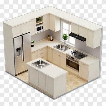Modern Kitchen Interior Design PNG