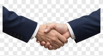Business Team Shaking Hands PNG