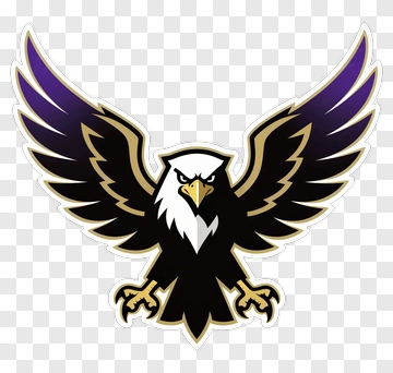 Eagle Logo With Outstretched Wings PNG