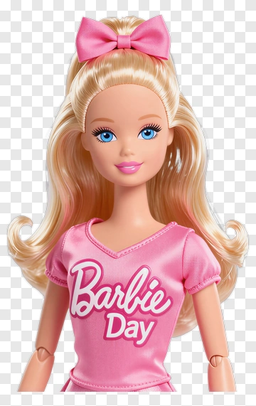Barbie Doll Celebrating Barbie Day PNG