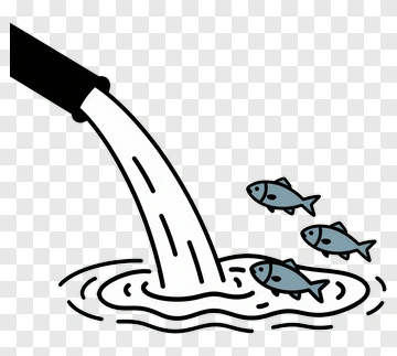 Water Flowing With Fish PNG