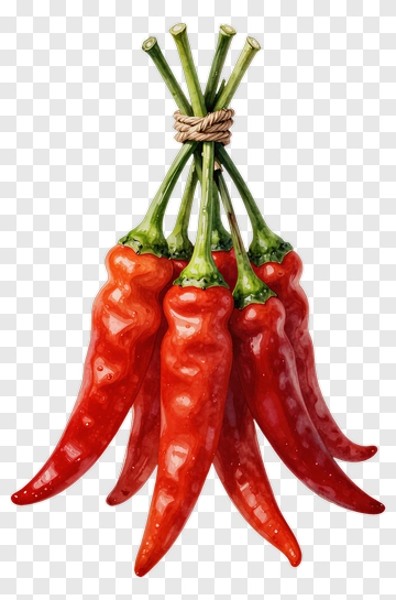 Bunch Of Red Chili Peppers PNG