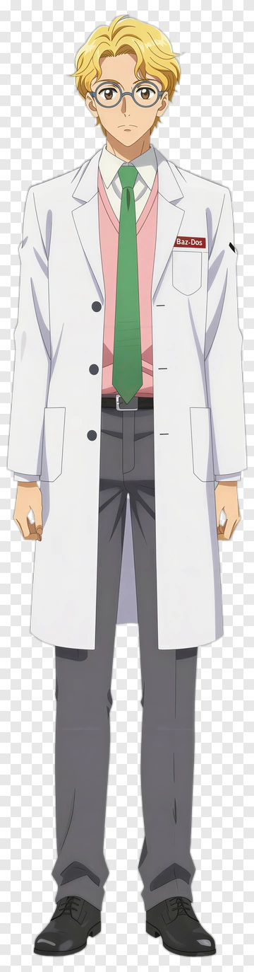 Anime Doctor In A Lab Coat PNG
