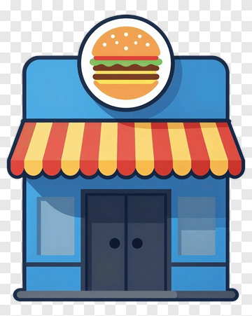 Fast Food Restaurant Building PNG