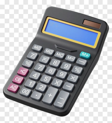 Calculator With Numeric Keypad PNG