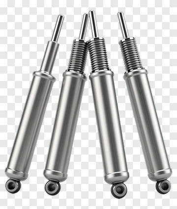 Set Of Four Automotive Shock Absorbers PNG