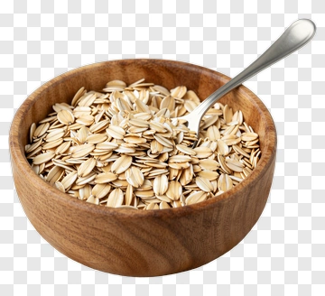 Bowl Of Oats With Spoon PNG