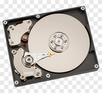 Hard Disk Drive Internal Components PNG