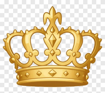 Golden Crown PNG